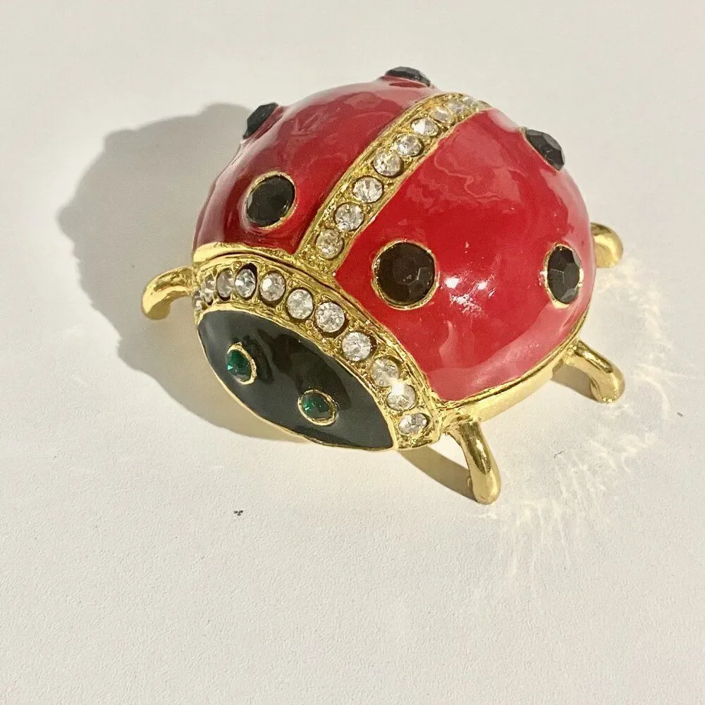 Taylor Avedon Ladybug Jewelry /Trinket Box